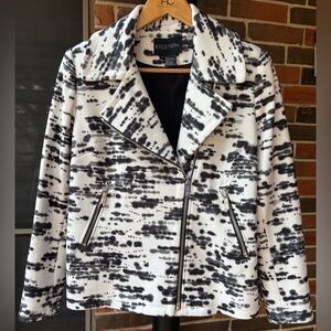 Etcetera Black & White Jacket NWOT Size 2